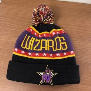 Harlem Wizards Beanie Strick Erwachsene Einheitsgröße Bommel gesticktes Logo Basketball Sterne - Bild 1 von 7