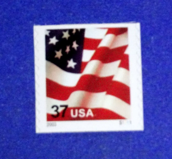 3632a "USA" FLAG (PNC) PLATE# S1111 COIL "SINGLE" (37c) STAMPS 2003 DATE - Image 1 of 1