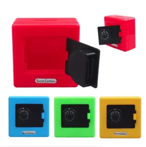 NEW Convenient Combination Lock Money Box Code Safe Coins Cash Saving - Picture 1 of 4