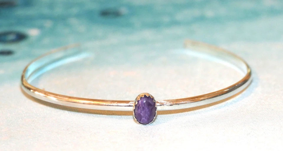 Carolina Sundance Sterling Silver Sugilite Cuff Bracelet - Image 1 of 4