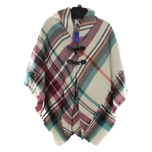 Poncho maglione donna a quadri APT.9 nuovo con etichette 68€ - Foto 1 di 3