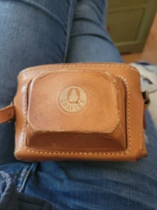Vintage Graflex Brown Leather Camera Case 35mm - Picture 1 of 9