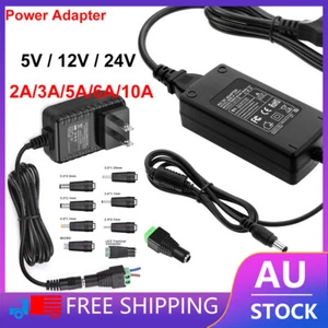 AC 240V TO DC 5V 12V 24V 2 3 5 6 10A Transformer Power Supply Adapter LED Strip - Picture 1 of 16