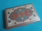 CIGARETTE HOLDER MIDDLE EASTERN METAL DECORATED BOX WOOD BRASS 4 X 6 
