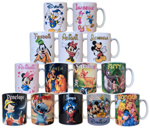 Personalised Classic Disney Character Mug -14 Designs to Choose From - Gift idea