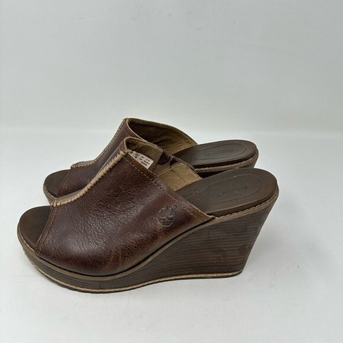 Timberland Donna Danforth Mule Zeppa Buckthorne Marrone Taglia 7