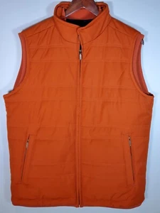 EUC ORVIS Signature Collection Flyfishing Vest Insulated Burnt Orange Men's Sz M - Picture 1 of 7