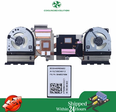 Laptop CPU GPU Heat sink Fan for Lenovo LOQ 15AHP9 83DX 83JC 5H40S21054 21053 52 - Image 1 of 2