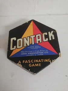 CONTACK Game Parker Brothers - Complete 36 Pieces With Instructions Vintage 1939 - Picture 1 of 4