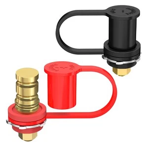 Remote Battery Terminals 3/8 Stud Battery Jump Post with Cover 250A Battery - Picture 1 of 6