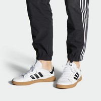 adidas court vantage black suede