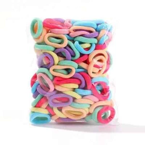 50PZ ELASTICI PER CAPELLI MULTICOLORE MORBIDI E SPESSI FASCIE ELASTICHE - Foto 1 di 3