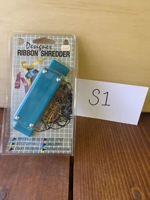 Vintage 80s Designer Ribbon Shredder Made Vintage Craft Supplies - Image 1 of 4