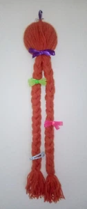 Hair Accessory- New Hand Crafted Frozen Theme-ANNA-Barrette & Bow Holder - Picture 1 of 3