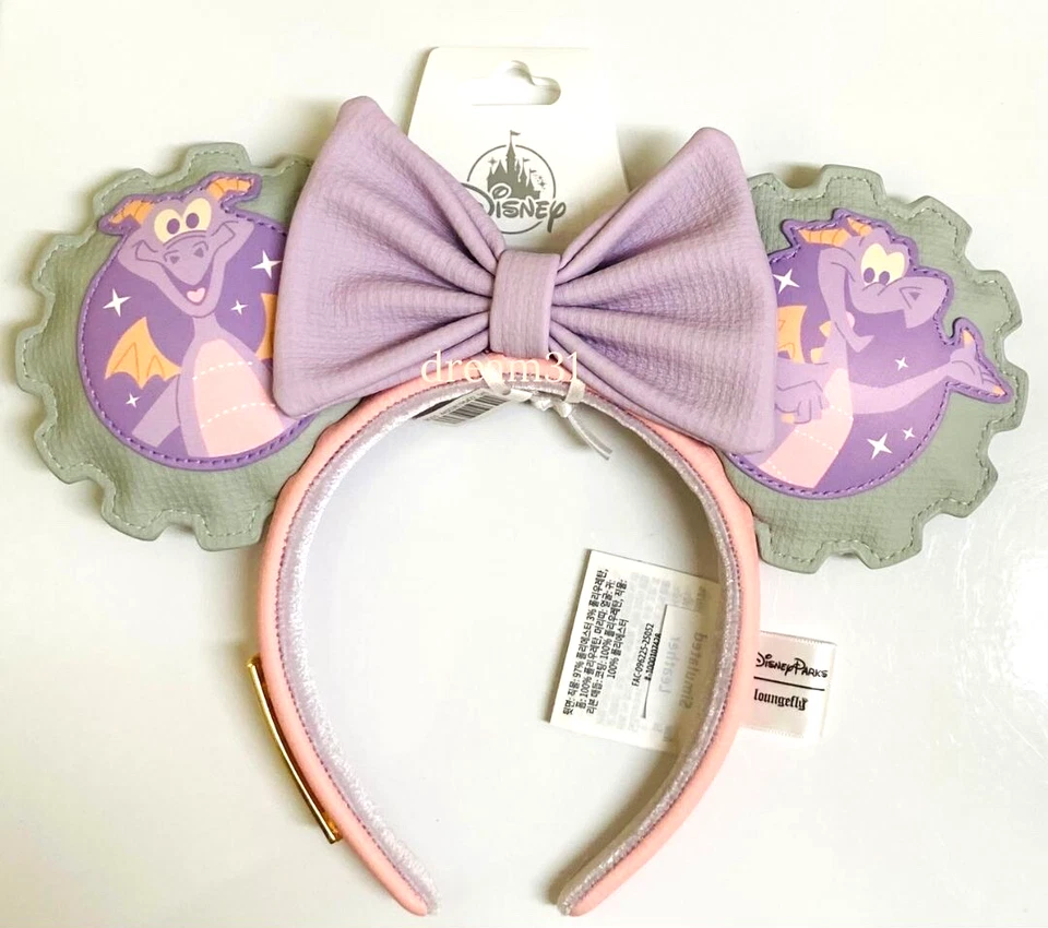 Disney EPCOT Loungefly Figment Minnie Mouse Ears Headband Adult