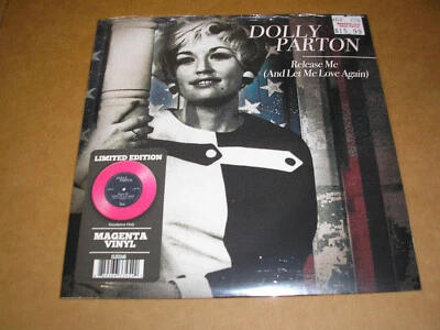 Dolly Parton - Release Me (And Let Me Love Again) 7" single new magenta vinyl - Image 1 of 2