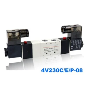 5/3 vías válvula de control válvula solenoide válvula doble bobina 4V230C/4V230E/4V230P-08 - Imagen 1 de 2