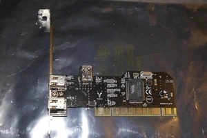 2 Port FirewireIEEE 1394 PCI Card 2 external + 1 internal VIA VT6307 - Photo 1/3