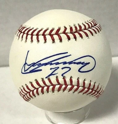 Vladimir Guerrero Signed Official MLB Baseball Beckett BAS G68201 NICE - Image 1 of 2