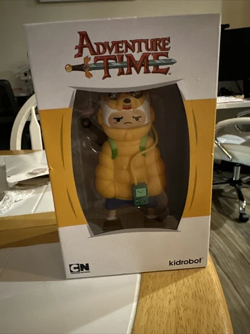 Kidrobot Adventure Time Puff Jake N Lil Finn Yellow Rare Cover