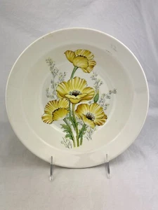 Noritake Craftone Buttercup Round Vegetable Serving Bowl 8769 Yellow Poppy Flora - Picture 1 of 13