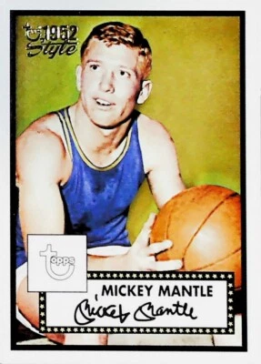 2005 TOPPS 1952 STYLE #7 MICKEY MANTLE NEW YORK YANKEES - Image 1 of 2