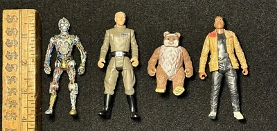 Lote Suelto Finn Ewok C-3P0 Tarkin Figuras Hasbro LFL Años 90 Star Wars Foto 1 de 4