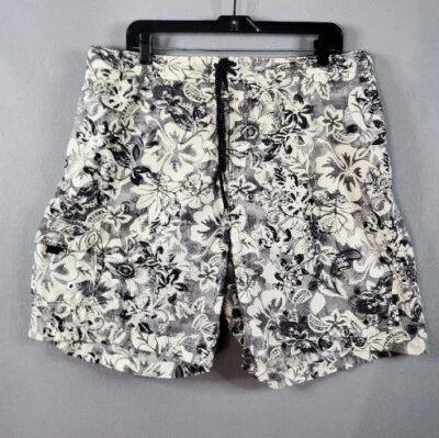 Bañador Tommy Bahama Serie Relax Forrado con Derechos de Autor Floral Hombres XL Cordón Foto 1 de 4