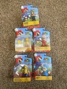 JAKKS Pacific WORLD OF NINTENDO SUPER MARIO 4" Action Figures **YOUR CHOICE** - Picture 1 of 9