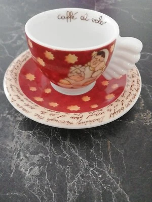 TAZZINA THUN DOLCE NATALE LIMITED EDITION 2007 CAFFÈ AL VOLO COFFE USATA - Immagine 1 di 4