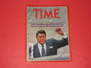 Vintage Original REAGAN Time Magazine April 18 1981 Moment of Madness - Bild 1 von 3