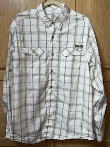 World Wide Sportsman Vented Fishing Shirt Long Sleeves Roll Tab Men’s Size XL - Picture 1 of 9