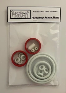 1988 Tecnoplay Space Team Pinball Machine Rubber Ring Kit - Picture 1 of 3