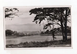 GB KGVI THE RIVER TRURO postcard 1948 posted PAR 2d - Picture 1 of 3