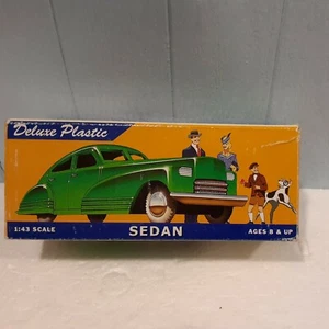 Dimestore Dreams  1940/50 Green Sedan Deluxe Plastic Model Toy # 20040 - Picture 1 of 7
