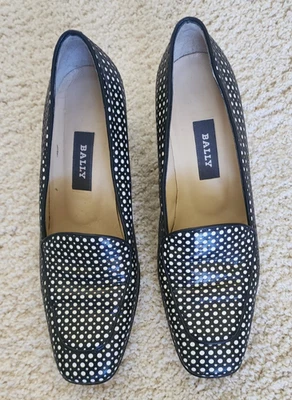 Womens Bally Pumps Size 8.5 Parfait Black/White - Image 1 of 4