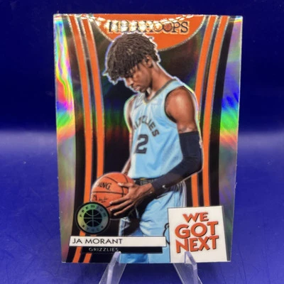 2019-20 SILVER Holo Ja Morant NBA Hoops Premium Stock We Got Next Rookie Card RC - Image 1 of 2