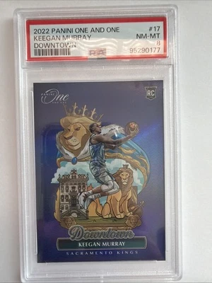 2022-23 Panini One Keegan Murray #17 Downtown Rookie RC Case Hit SSP PSA8 - Image 1 of 4