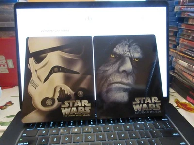 Star Wars The Empire Strikes Back & Return of the Jedi Blu-ray Steelbook LOT - Image 1 of 4