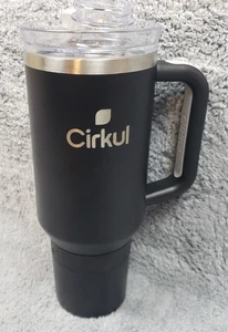 Cirkul 40oz All-Day StrawSip Tumbler Double-Wall Insulated Carbon Black W/ Lid - Picture 1 of 7