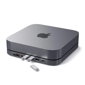 USB C Hub Type C Aluminum Stand Hub USB C Data Port Micro SD Card Readers U - Picture 1 of 6