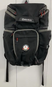 TaylorMade 2015 TM Players Backpack Blk w Red Trim Dale Hawerchuck Silk Screened - Picture 1 of 5