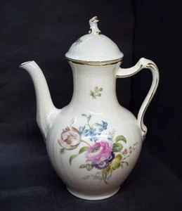 Royal Copenhagen Vintage Porcelain Frijsenborg Coffee Pot #1794 Date Code 1952 - Picture 1 of 15