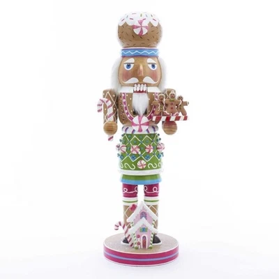 Wooden Gingerbread Nutcracker C5882 16 Inch New - Image 1 of 4