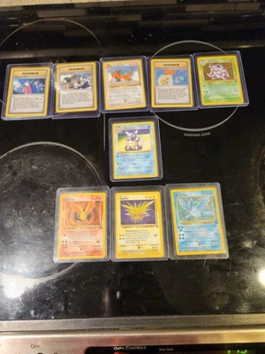 Vintage Pokémon Card Lot Articuno Moltres Zapdos Base, Jungle, Fossil Neo MP-NM - Image 1 of 4