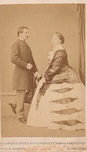 PRINCE OF TECK & PRINCESS MARY OF CAMBRIDGE - ROYALTY CARTE De VISTE CDV - Picture 1 of 2