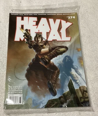 HEAVY METAL MAGAZINE #274 MICHAEL PENN COVER, ENKI BILAL, 2015, BRAND NEW SEALED - Image 1 of 4