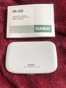 Casio MI-300 Multi Interpreter Portable 5 Language Translator English Spanish - Picture 1 of 6
