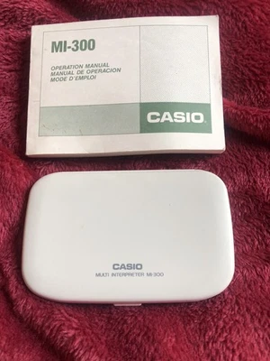 Casio MI-300 Multi Interpreter Portable 5 Language Translator English Spanish - Image 1 of 4