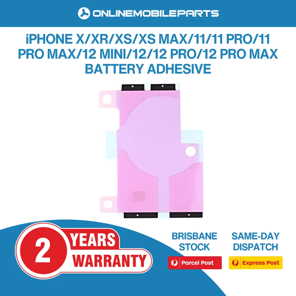 For iPhone X XR XS 11 12 Pro Max Mini Battery Adhesive Strips Sticker Tape Re... - image 1 of 1